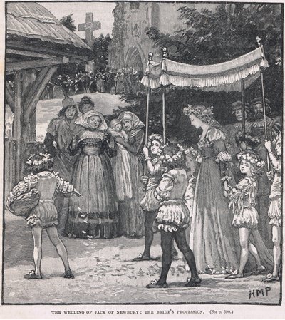 The wedding of Jack of Newbury: the bride